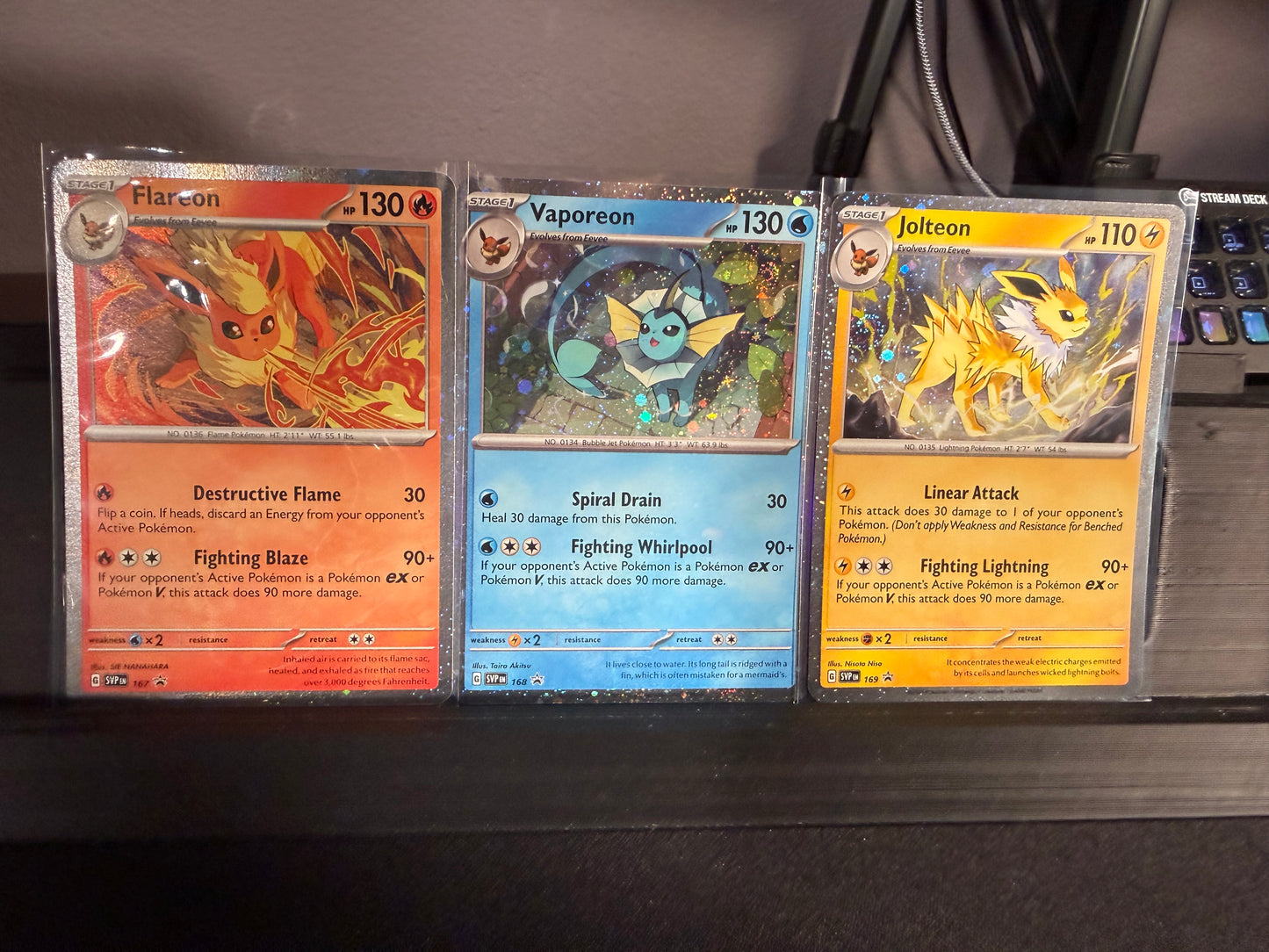 EEVEE EVOLUTION COSMO PROMO TRIO (Near Mint)