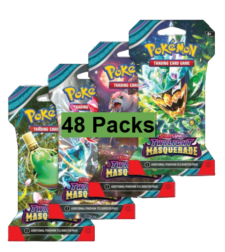 48x Sleeved Twilight Masquerade Packs (BULK PRICING) - Ship Sealed Only