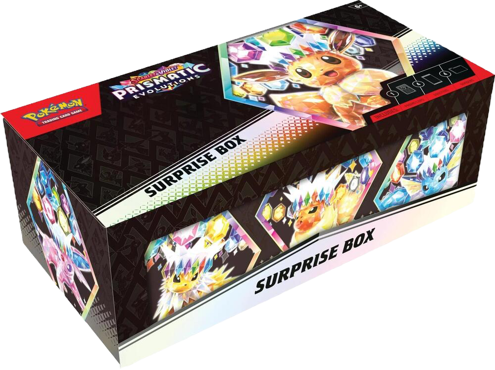 Prismatic Evolutions Surprise Box - SV: Prismatic Evolutions (Live Rip Only) image 0
