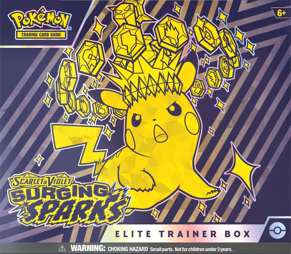 Surging Sparks Elite Trainer Box - SV08: Surging Sparks (SV08) image 0