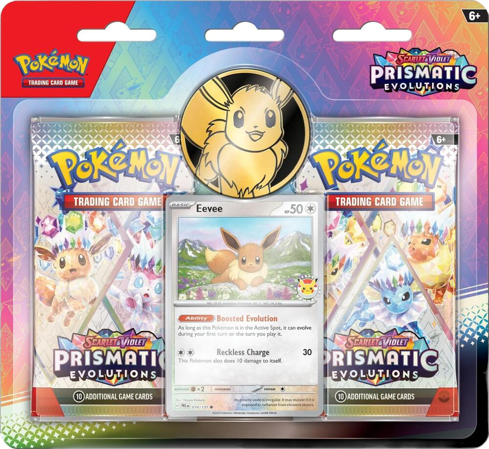 Prismatic Evolutions 2-Pack Blister [Eevee] - SV: Prismatic Evolutions (PRE) image 0