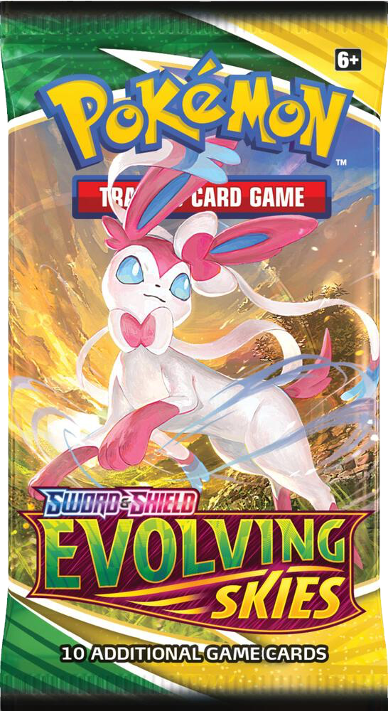 Evolving Skies Booster Pack (SWSH07) - Pokémon Trading Card Game image 0