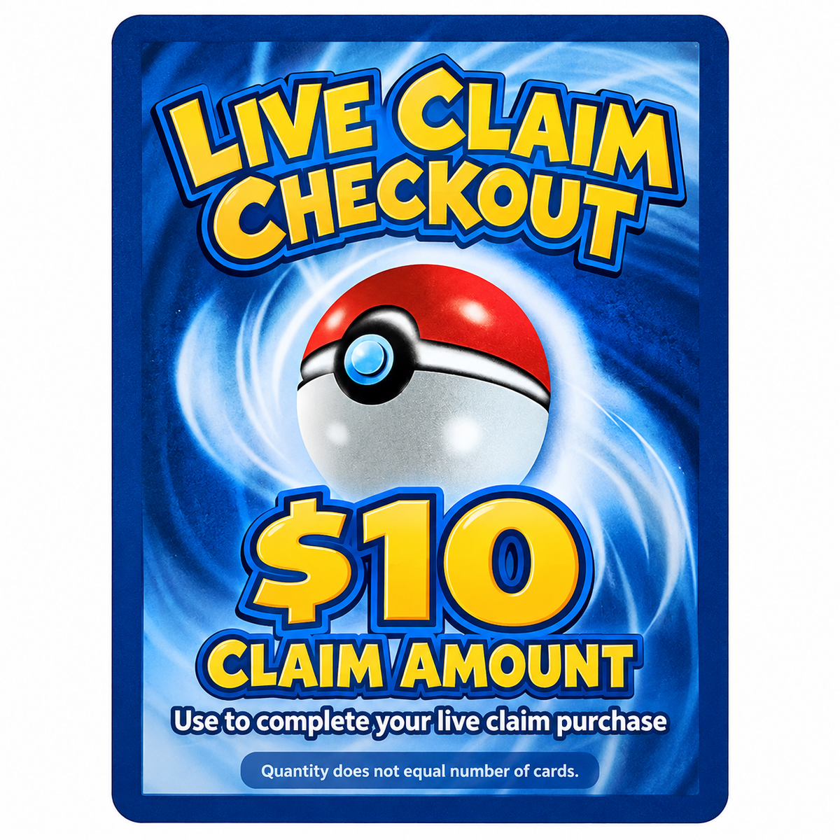 LIVE Claim Checkout – Trading Card Tokens