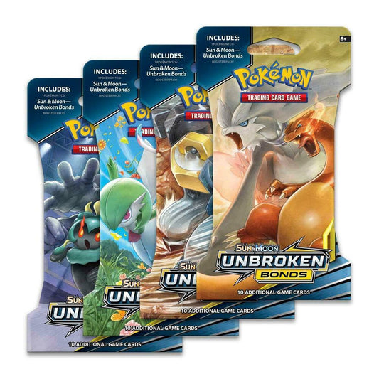 Unbroken Bonds Sleeved Booster Pack Art Bundle [Set of 4] - SM - Unbroken Bonds