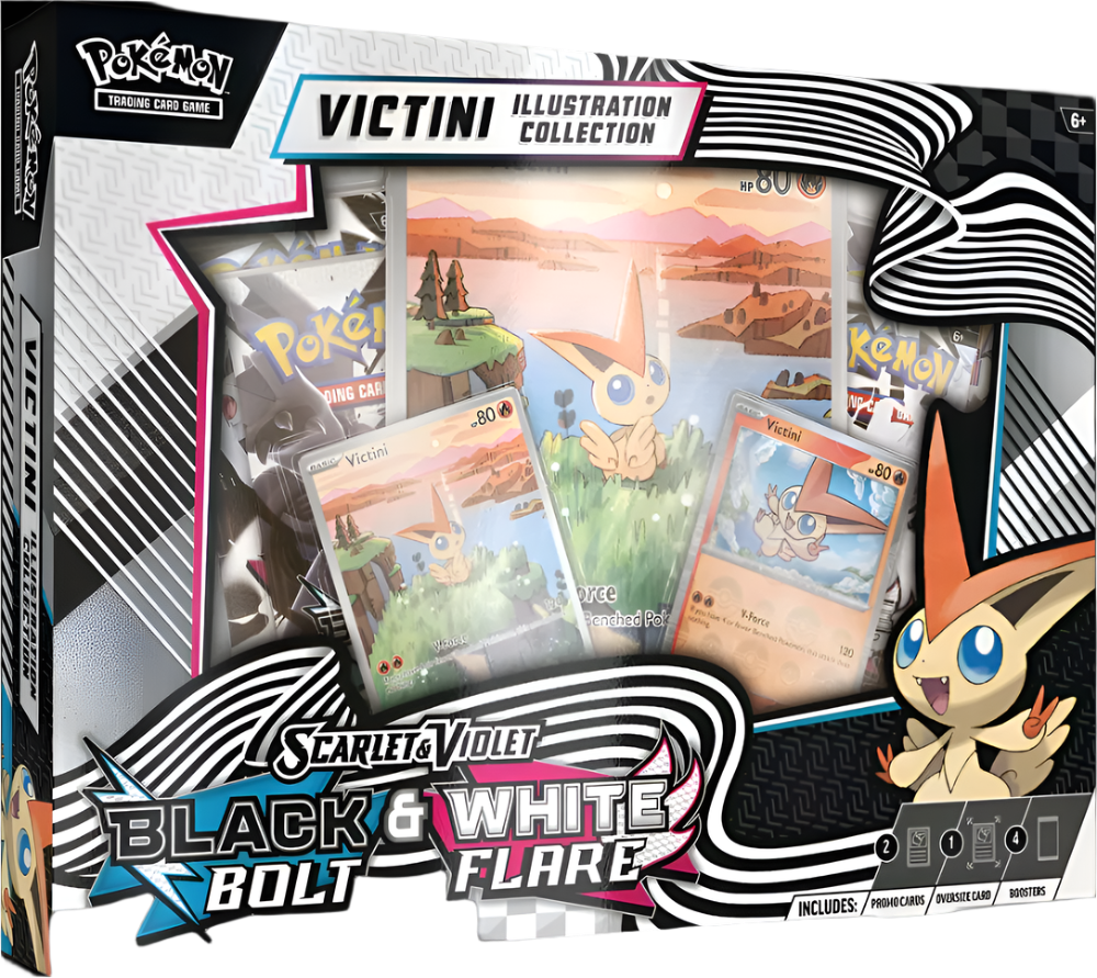 Unova Victini Illustration Collection - SV: Black Bolt & White Flare