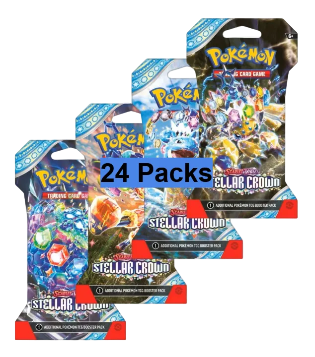 24x Sleeved Packs Stellar Crown (BULK PRICING) - Ship Sealed Only