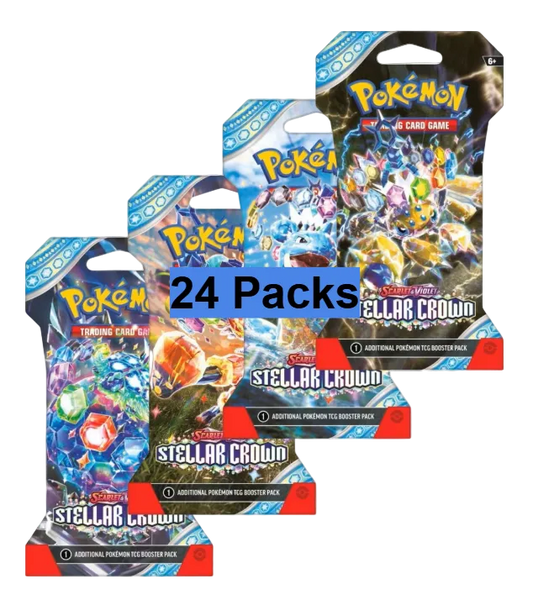 24x Sleeved Packs Stellar Crown (BULK PRICING) - Ship Sealed Only