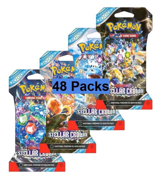 48x Sleeved Packs Stellar Crown (BULK PRICING) - Ship Sealed Only