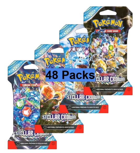 48x Sleeved Packs Stellar Crown (BULK PRICING) - Ship Sealed Only